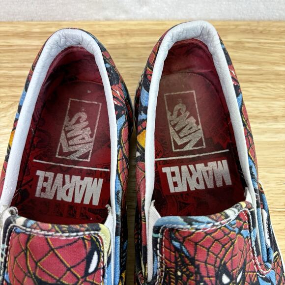 Vans x Marvel Comics Spiderman Slip-On Shoes Mens Size 10.5 - Picture 10 of 16